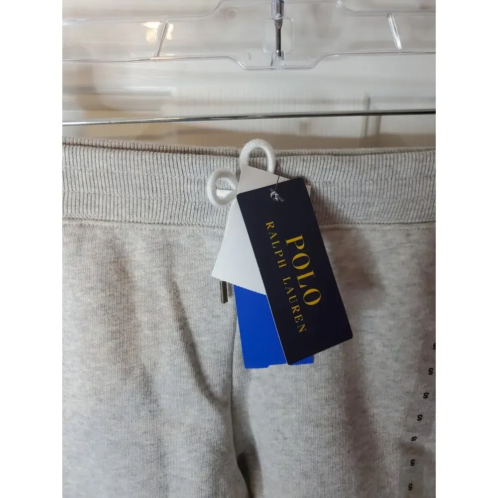 Polo Ralph Lauren Heather Gray Knit Shorts, NWT, Girls Small
